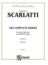 Complete Works of Scarlatti piano sheet music cover